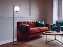 TRIO Leuchten LED Stehlampe Schwarz/Weiß Retro Bauhaus mit Dimmfunktion Bild 1