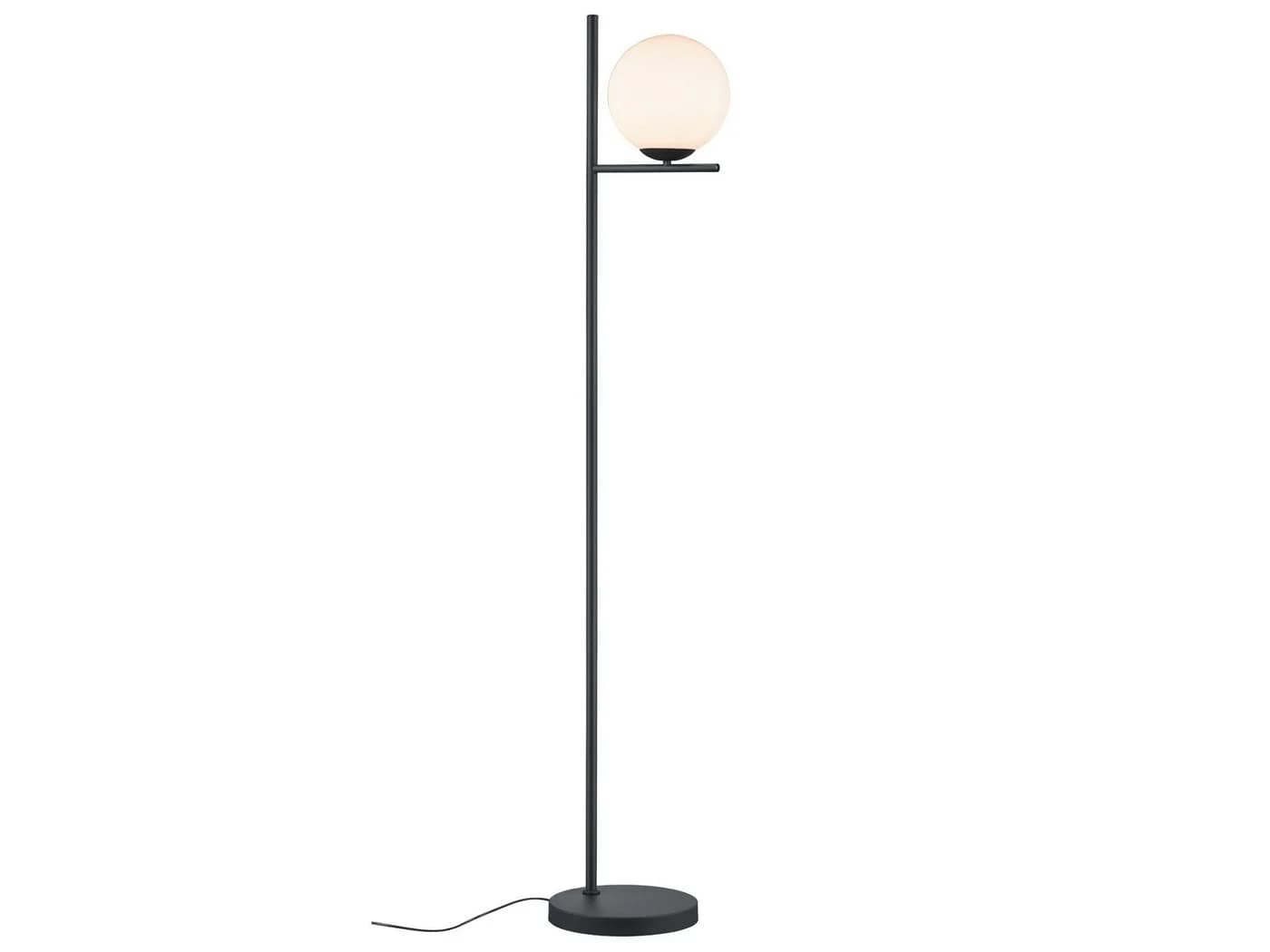 TRIO Leuchten LED Stehlampe Schwarz/Weiß Retro Bauhaus mit Dimmfunktion - Bild 2