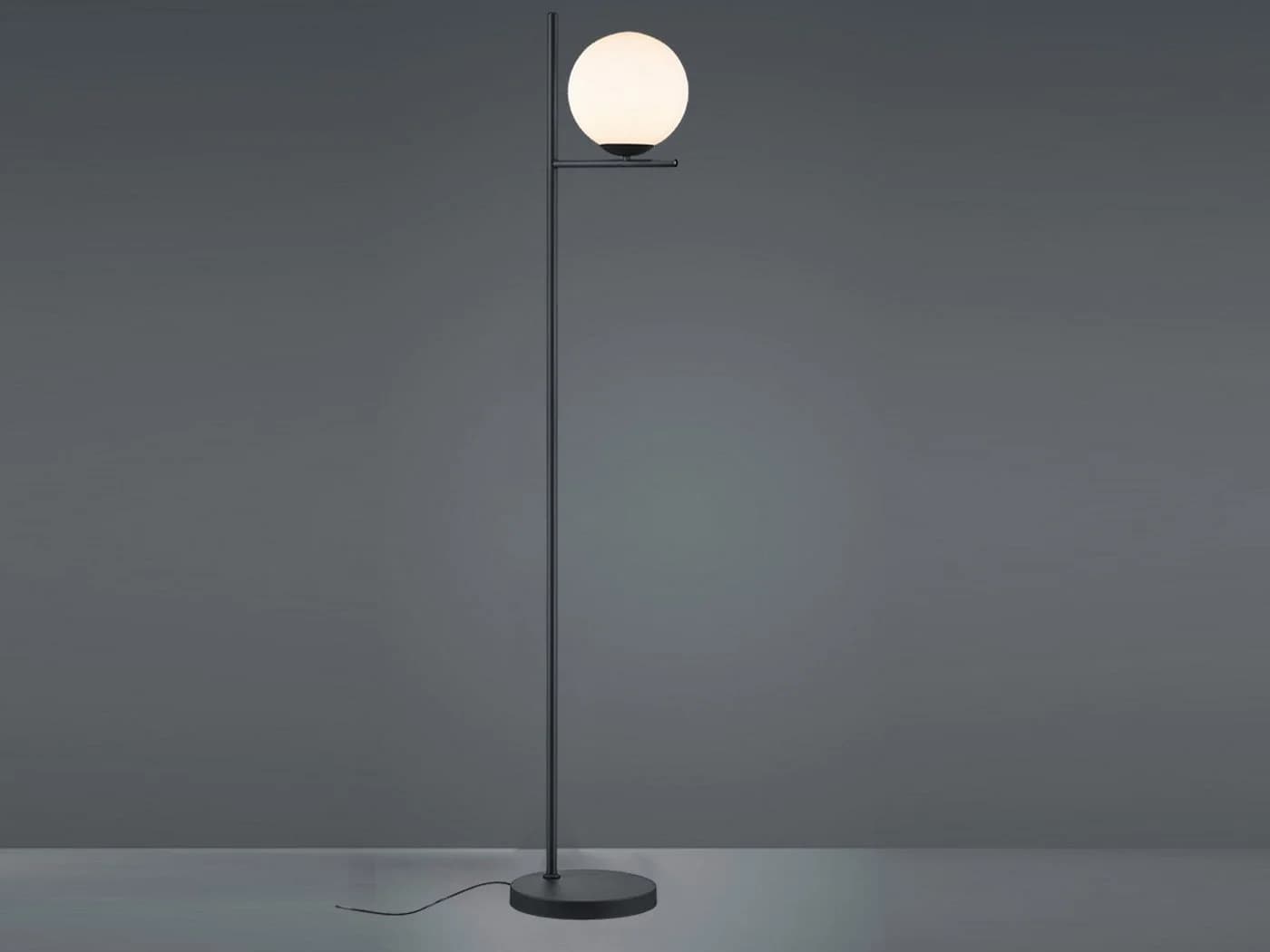 TRIO Leuchten LED Stehlampe Schwarz/Weiß Retro Bauhaus mit Dimmfunktion - Bild 3