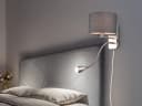 TRIO Leuchten LED Wandleuchte Grau Silber Dimmbar mit Leselampe Bild 1