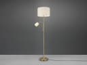 TRIO Leuchten LED Stehlampe mit Leselampe Dimmfunktion Gold Beige Bild 3