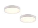 TRIO Leuchten LED Deckenleuchte 2er Set Weiß IP44 Bild 2