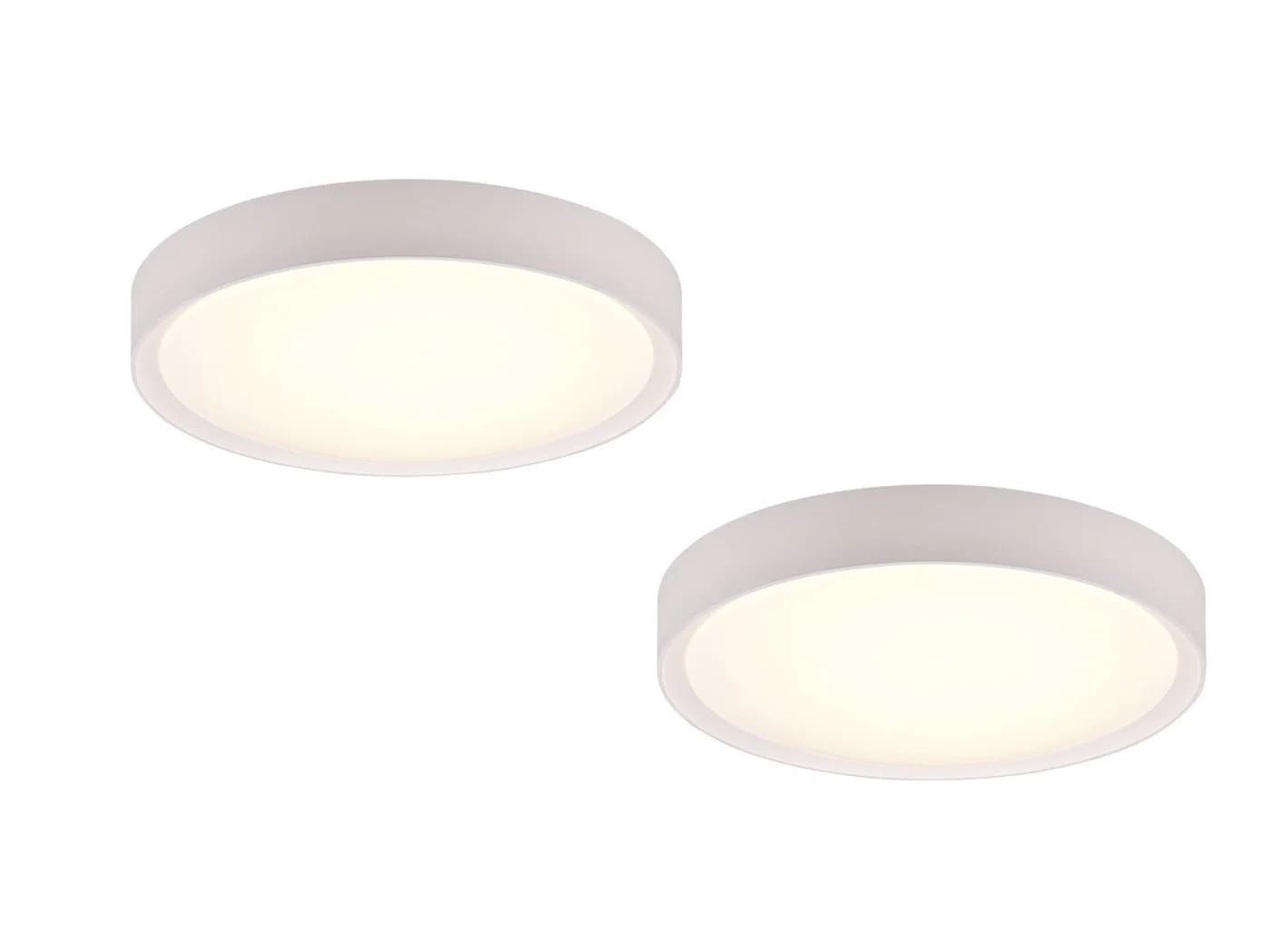 TRIO Leuchten LED Deckenleuchte 2er Set Weiß IP44 - Bild 2