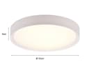 TRIO Leuchten LED Deckenleuchte 2er Set Weiß IP44 Bild 4