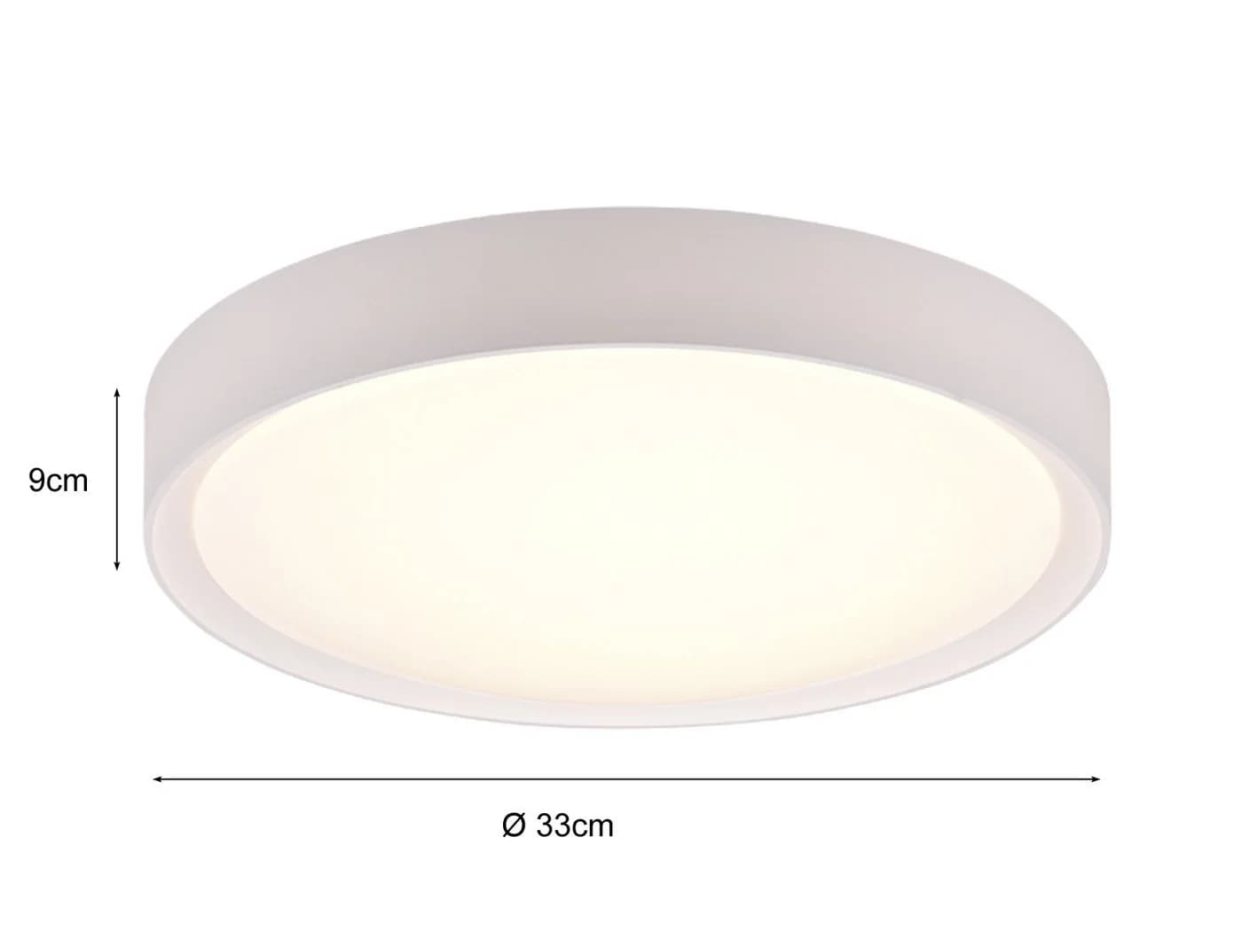 TRIO Leuchten LED Deckenleuchte 2er Set Weiß IP44 - Bild 4