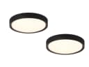 TRIO Leuchten LED Deckenleuchte 2er-Set Warmweiß IP44 Ø33cm Bild 2