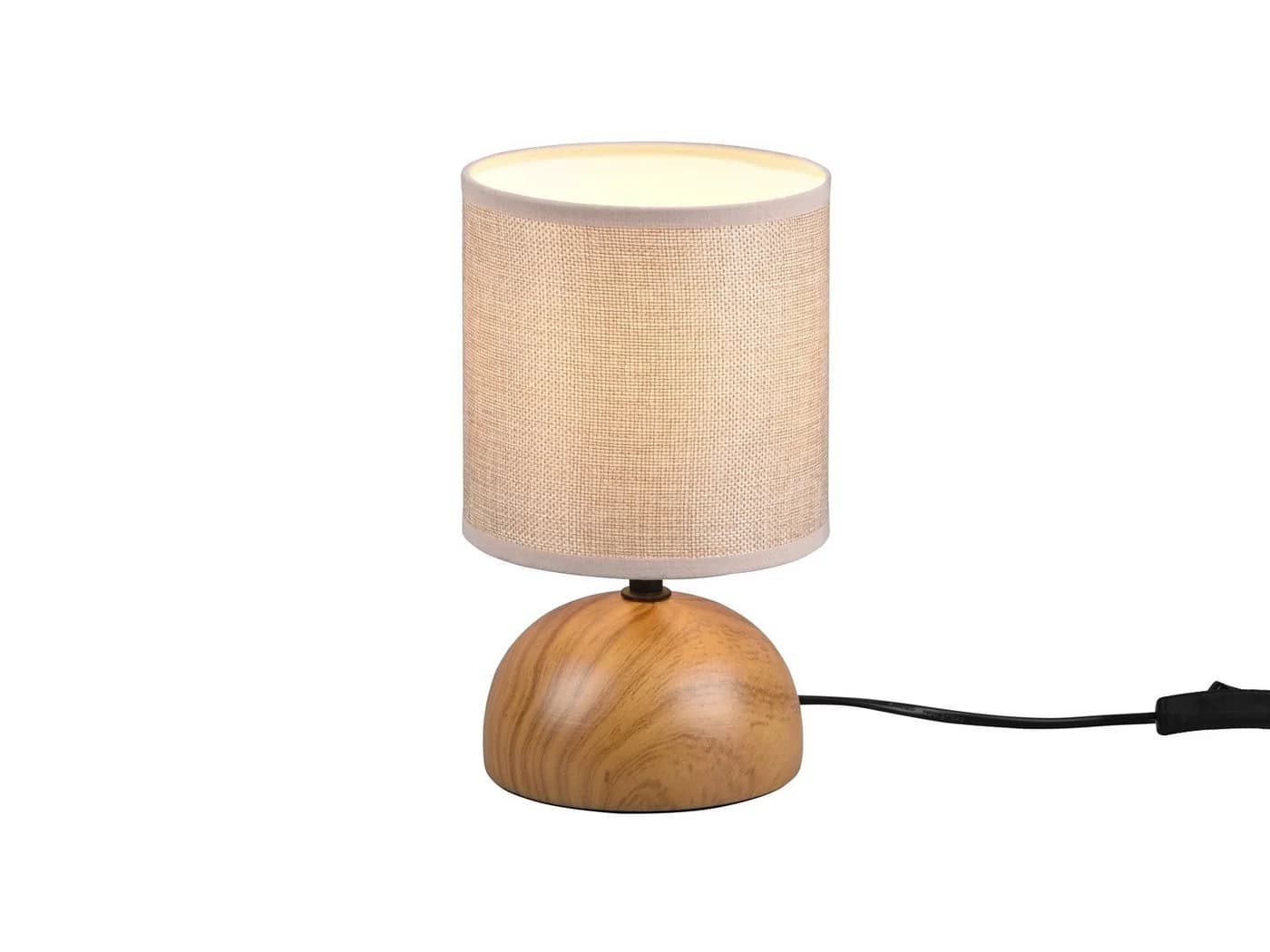 Reality Leuchten Nachttischlampe Dimmbar LED Warmweiß Beige Landhausstil - Bild 2