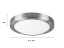 TRIO Leuchten LED Deckenleuchte Dimmfunktion Warmweiß IP44 Bild 4