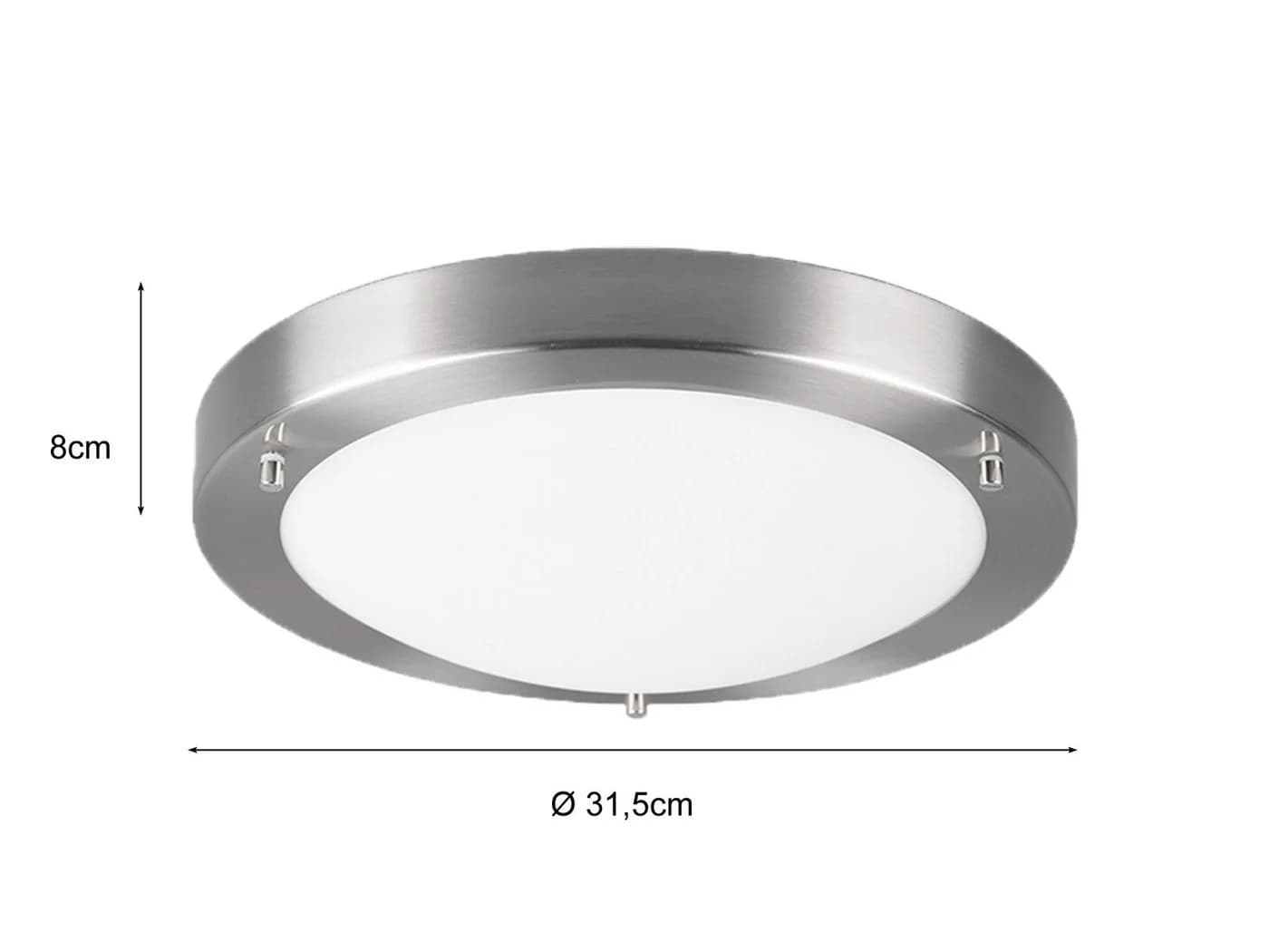 TRIO Leuchten LED Deckenleuchte Dimmfunktion Warmweiß IP44 - Bild 4