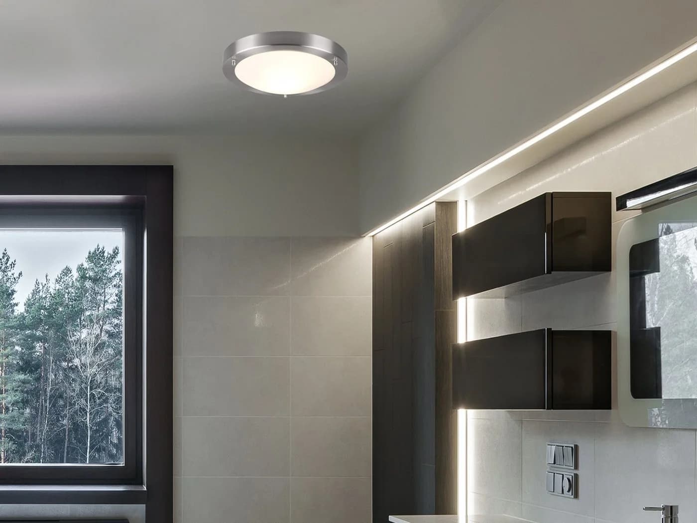 TRIO Leuchten LED Deckenleuchte Dimmfunktion Warmweiß IP44 - Bild 5