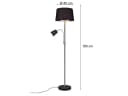 meineWunschleuchte Stehlampe mit Lesearm Silber Matt Schwarz Gold Bild 4