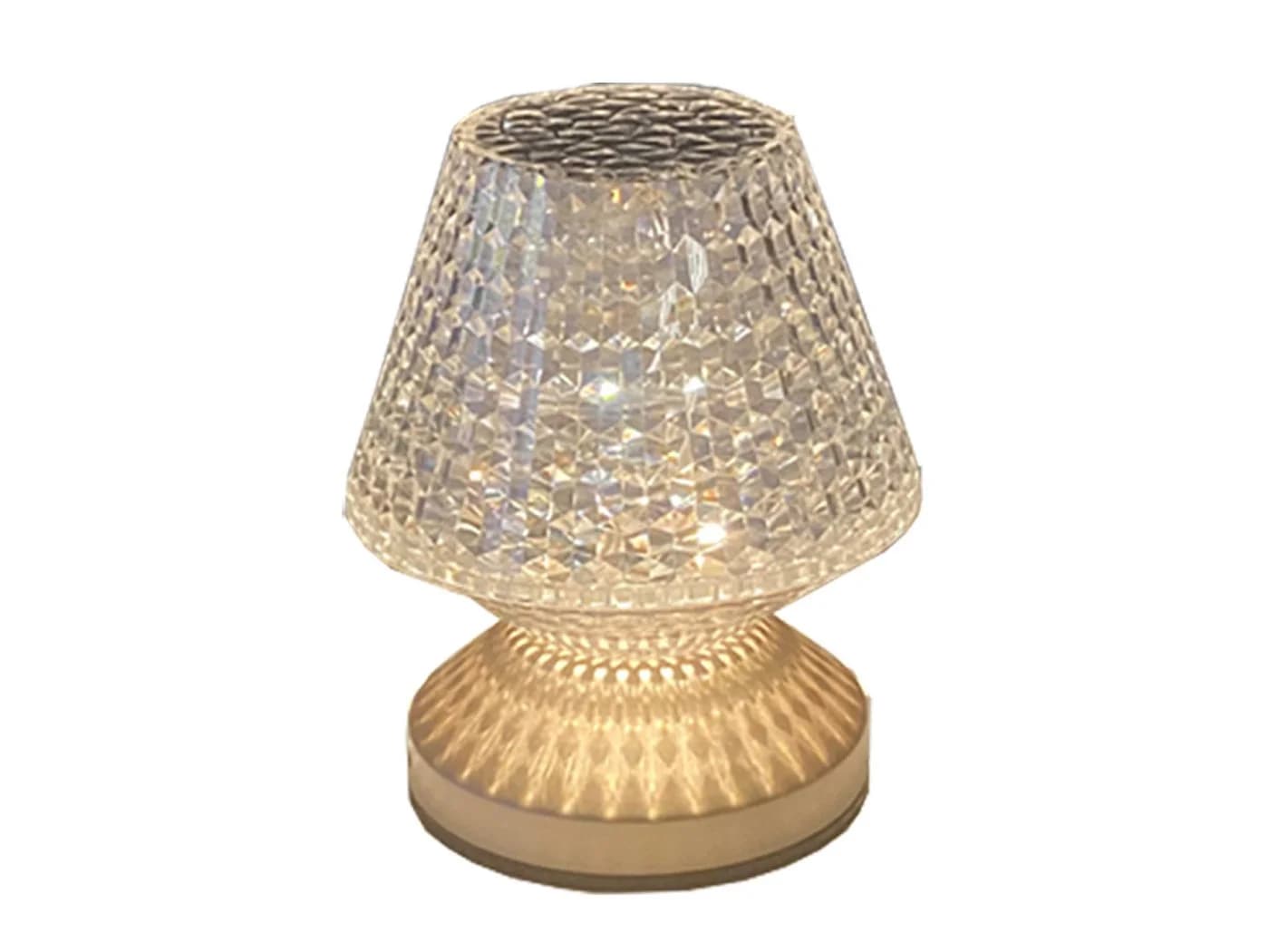 meineWunschleuchte USB-Tischleuchte mit Akku Beige Touch-Funktion - Bild 2