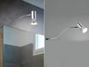 TRIO Leuchten LED Spiegelleuchte, Dimmfunktion, Warmweiß, Badezimmerlampen Bild 1