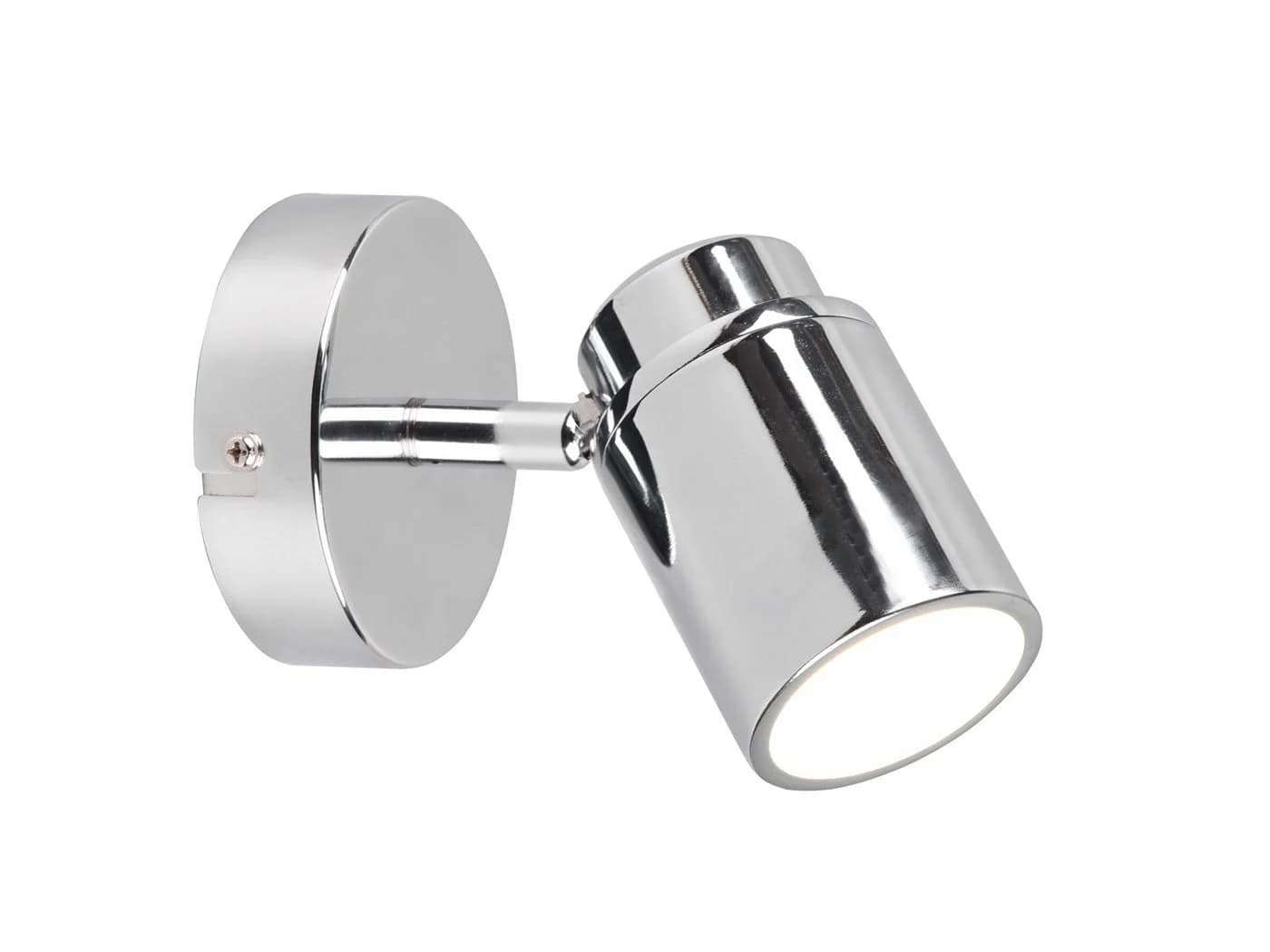 TRIO Leuchten LED Wandstrahler Silber Chrom Dimmbar IP44 - Bild 2