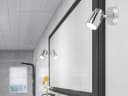 TRIO Leuchten LED Wandstrahler Silber Chrom Dimmbar IP44 Bild 5