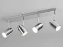 TRIO Leuchten LED Deckenstrahler 4-flammig Silber Chrom Dimmbar Bild 3