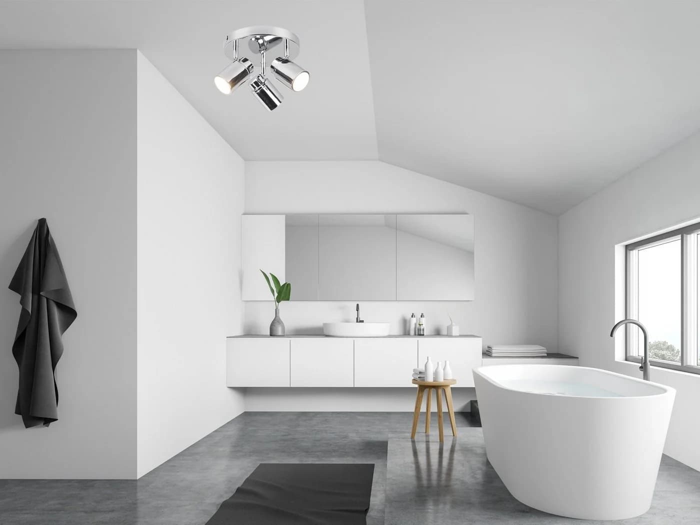 TRIO Leuchten LED Deckenstrahler 3-flammig Silber Chrom Dimmbar - Bild 5