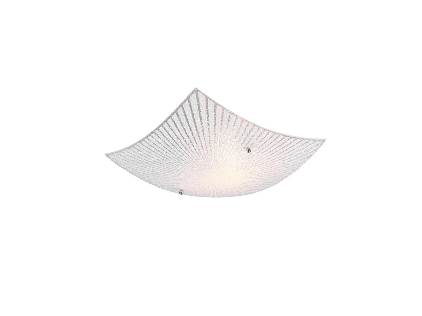 TRIO Leuchten LED Deckenleuchte Warmweiß Opal-Glas Silber - Bild 2