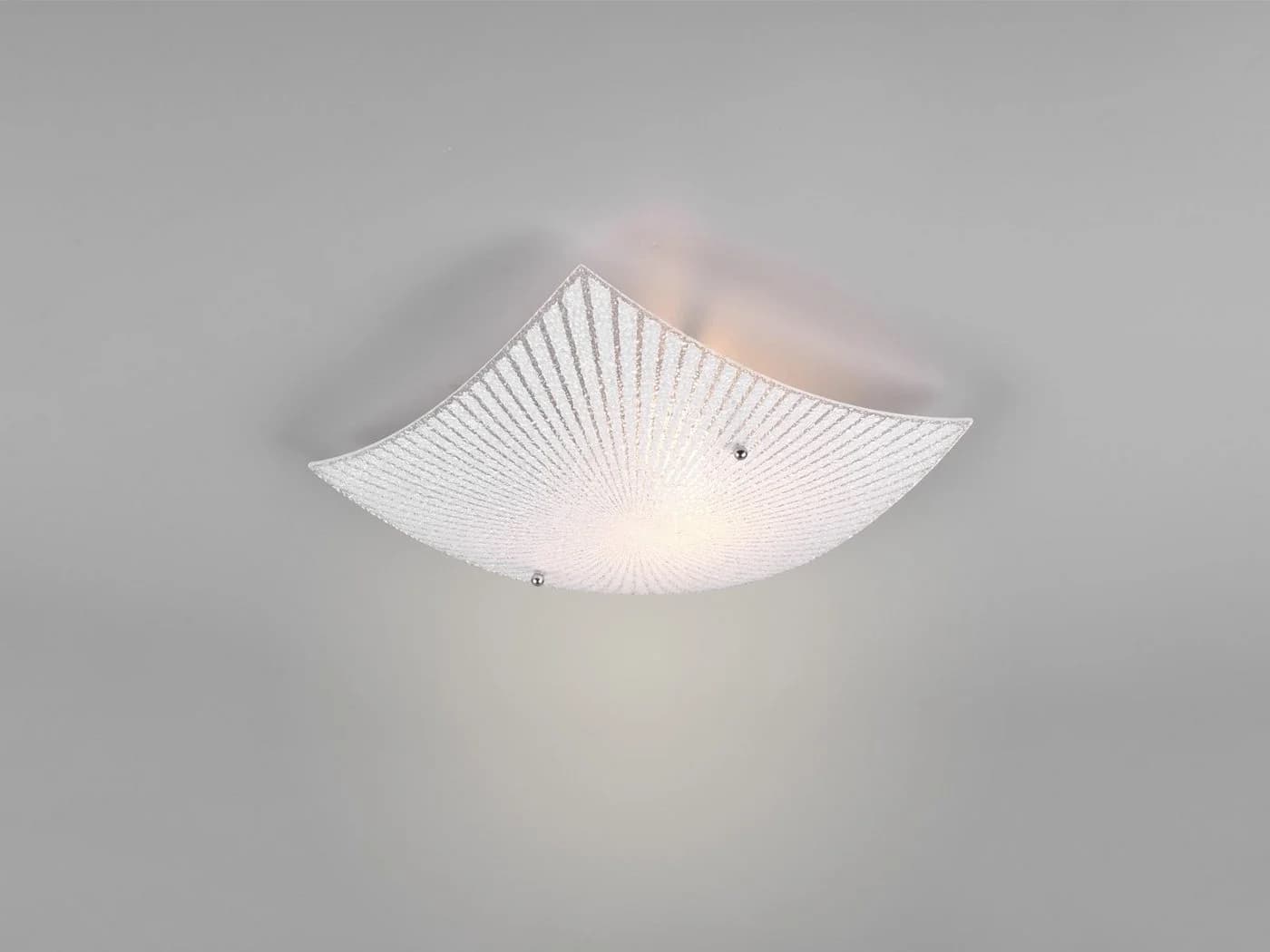 TRIO Leuchten LED Deckenleuchte Warmweiß Opal-Glas Silber - Bild 3