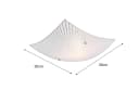TRIO Leuchten LED Deckenleuchte Warmweiß Opal-Glas Silber Bild 4