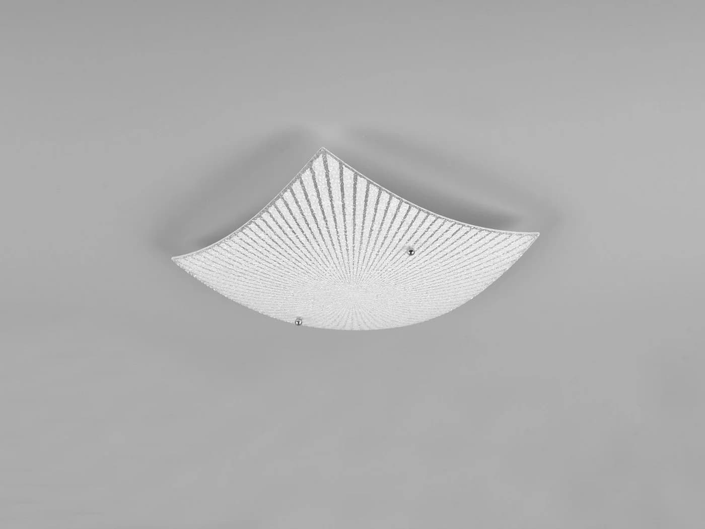 TRIO Leuchten LED Deckenleuchte Warmweiß Opal-Glas Silber - Bild 5