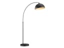 FISCHER & HONSEL LED Bogenlampe Schwarz Gold Dimmbar Bild 2