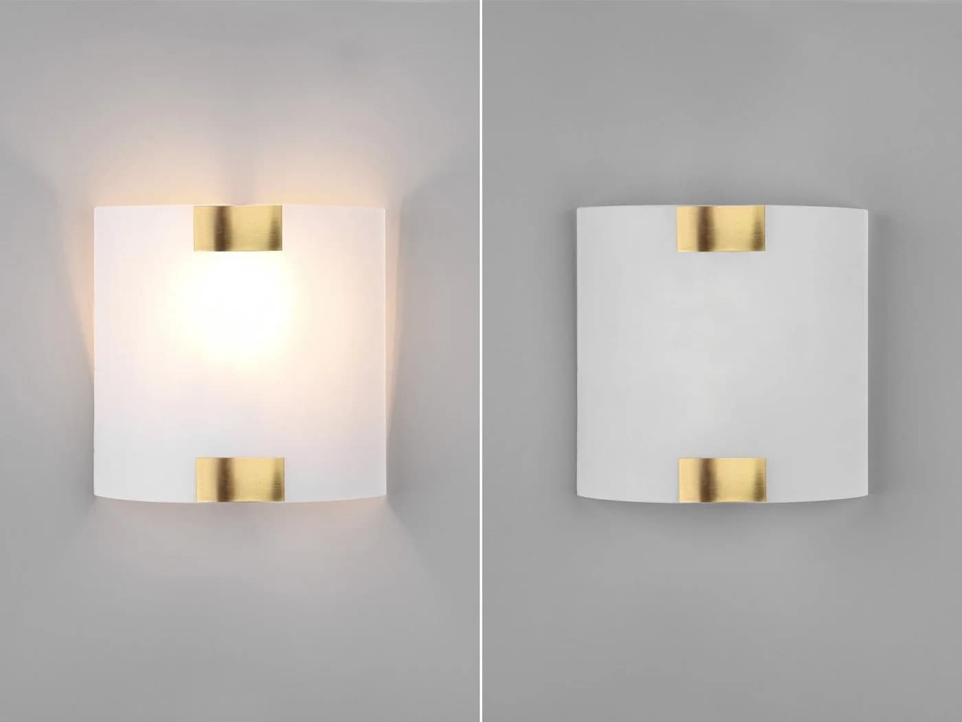 Trio Leuchten LED Wandleuchte Weiß Altmessing Dimmbar - Bild 5
