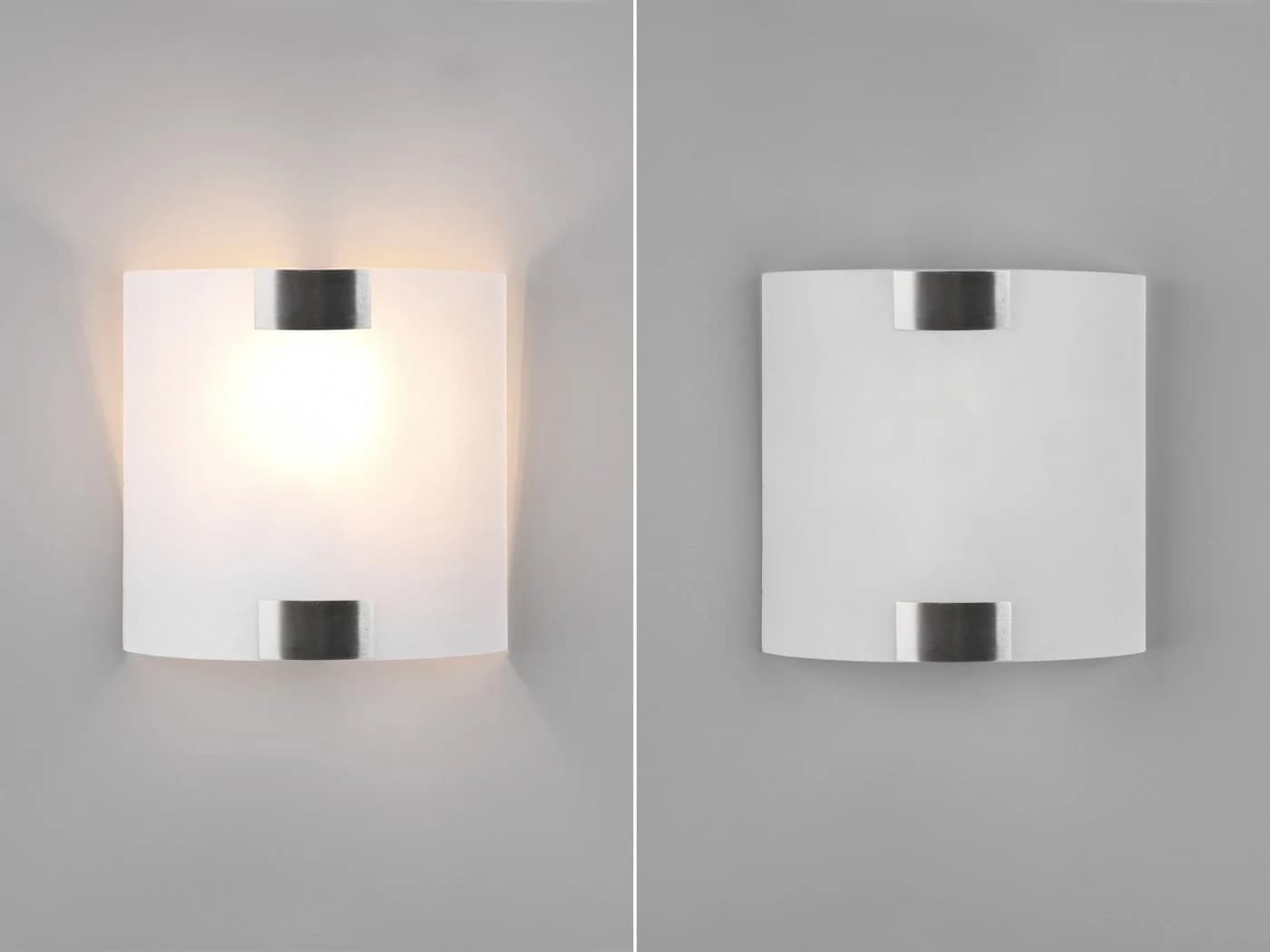 TRIO Leuchten LED Wandleuchte Weiß Silber Flach Designklassiker - Bild 5