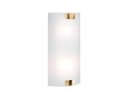 TRIO Leuchten LED Wandleuchte Weiß Gold Flach Glas Bild 2