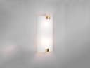TRIO Leuchten LED Wandleuchte Weiß Gold Flach Glas Bild 3