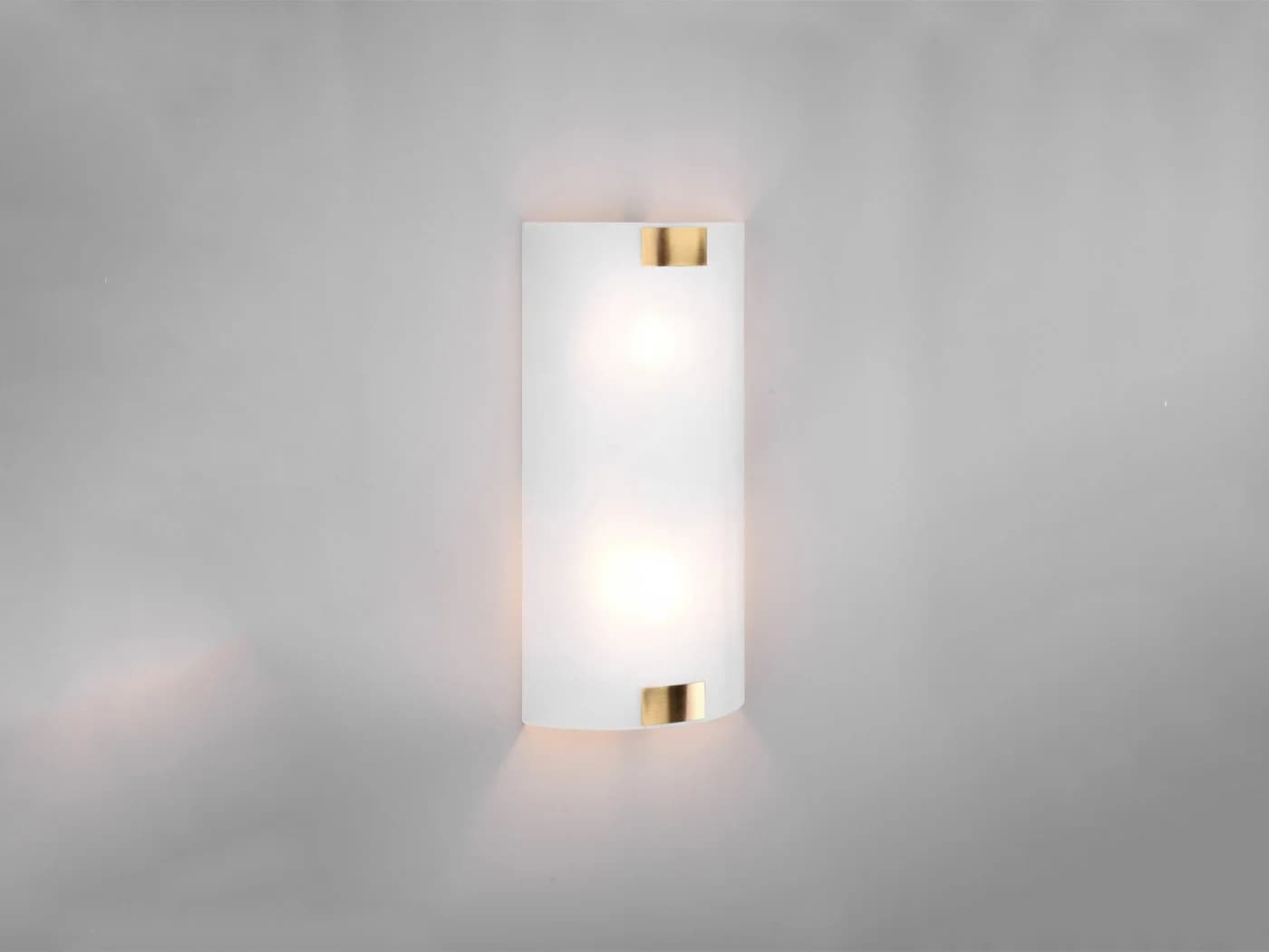 TRIO Leuchten LED Wandleuchte Weiß Gold Flach Glas - Bild 3