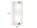 TRIO Leuchten LED Wandleuchte Weiß Gold Flach Glas Bild 4
