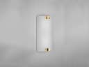 TRIO Leuchten LED Wandleuchte Weiß Gold Flach Glas Bild 5