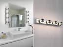 TRIO Leuchten Spiegelleuchte Retro Silber Chrom LED inklusive Bild 1