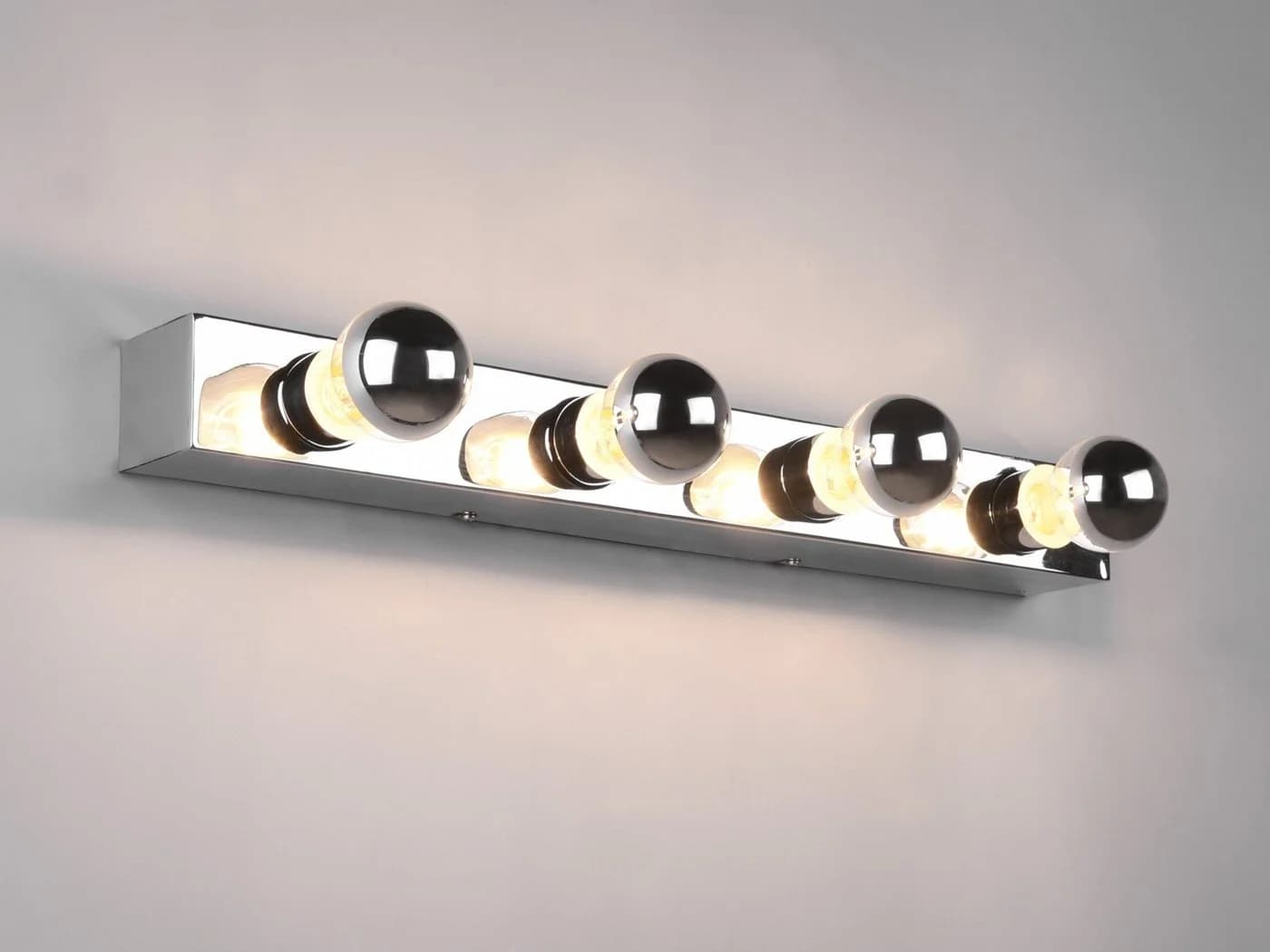 TRIO Leuchten Spiegelleuchte Retro Silber Chrom LED inklusive - Bild 3