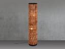 meineWunschleuchte Stehlampe 120cm Rattan Bambusoptik Bild 3