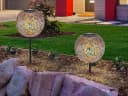 GLOBO LIGHTING Solarleuchte LED Kugel Warmweiß 2er Set Bild 1