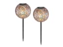 GLOBO LIGHTING Solarleuchte LED Kugel Warmweiß 2er Set Bild 2