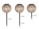 GLOBO LIGHTING Solarleuchte LED Kugel Warmweiß 2er Set Bild 4