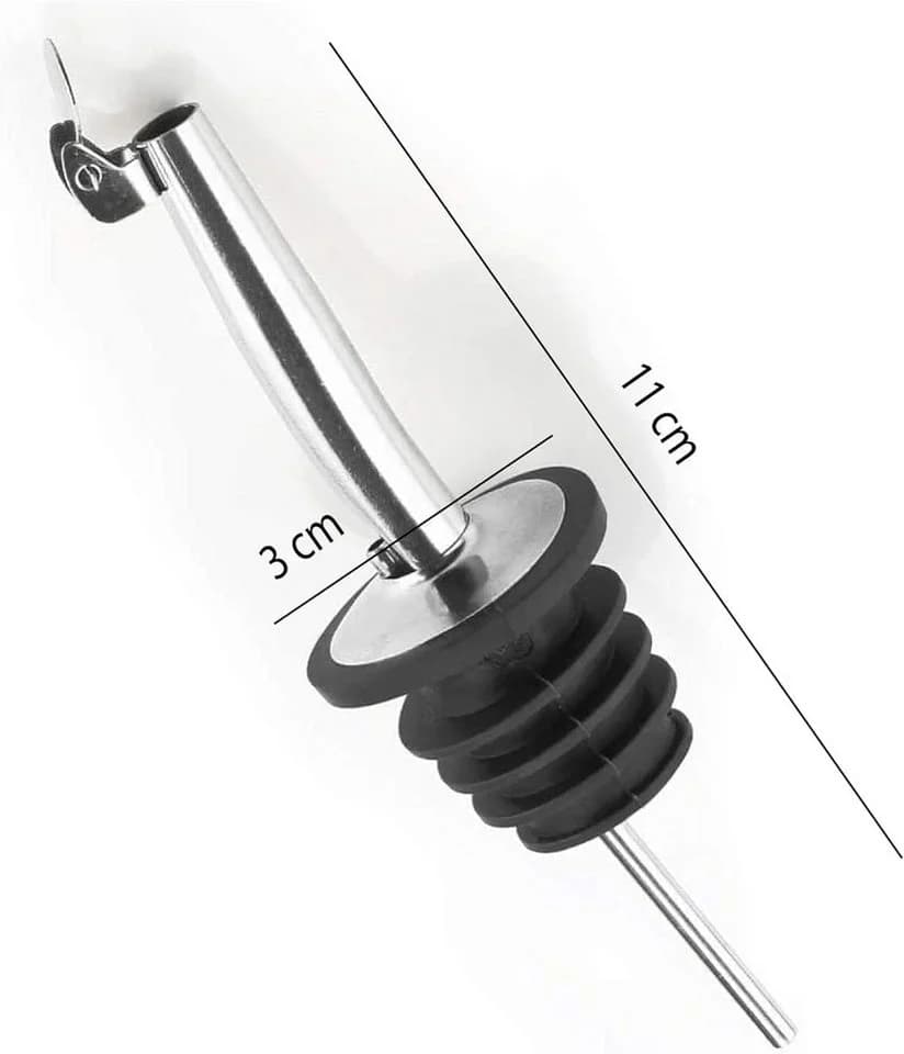 LAYBA Flaschenausgießer 3er-Set Silber Edelstahl - Bild 5