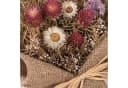 LAYBA Trockenblumenstrauß Natur-Beige-Bordeaux mit Jute Bild 4