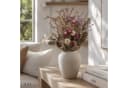 LAYBA Trockenblumenstrauß Natur-Beige-Bordeaux mit Jute Bild 5