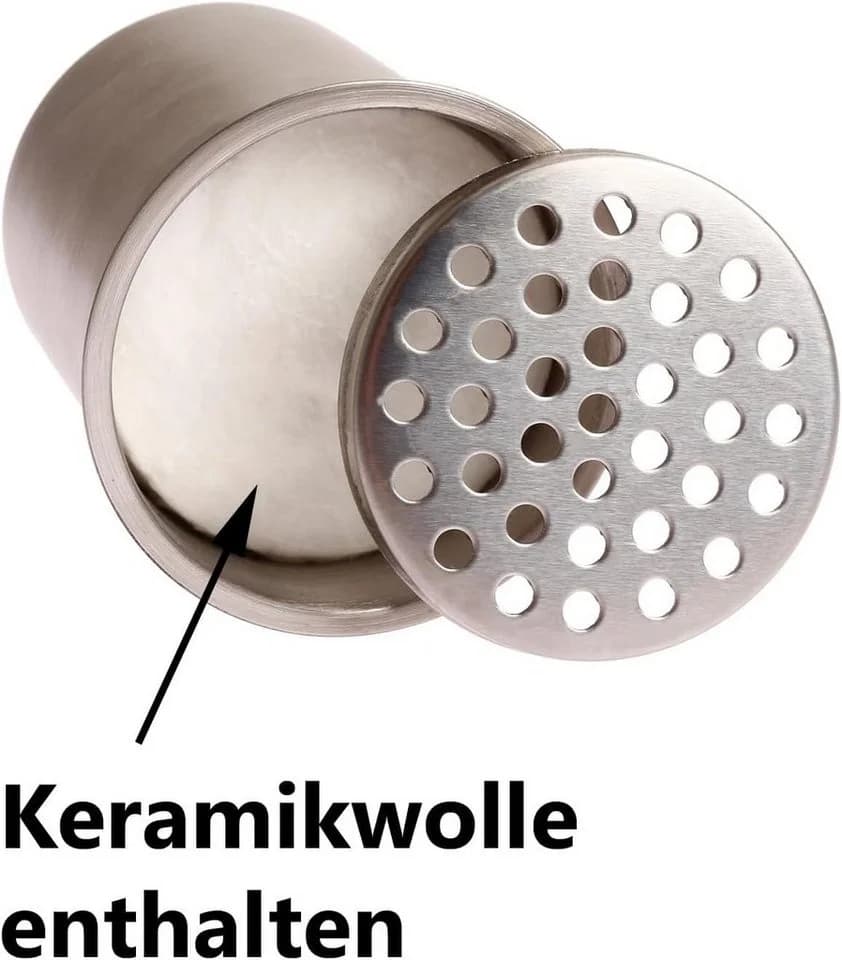 HEKERS Dekokamin Edelstahl Dose 0,45 l Bio Ethanol - Bild 4