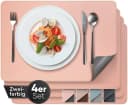 Loco Bird Platzset 4er Set Kunstleder Rosa Lederoptik Bild 2