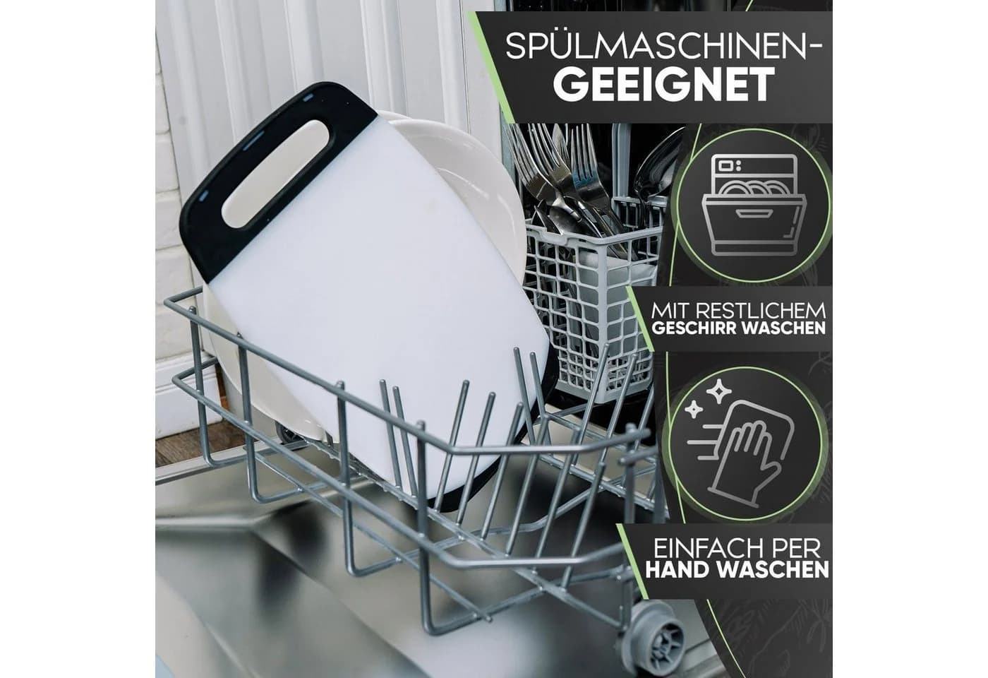 Loco Bird Frühstücksbrett 6er Set Kunststoff Antibakteriell - Bild 3
