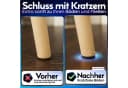 Loco Bird Filzgleiter Selbstklebend Schwarz 8 Stück Bild 3