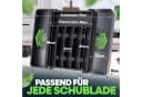 Loco Bird Besteckkasten für Schubladen aus Kunststoff - Ausziehbar bis 9 Fächer Bild 1