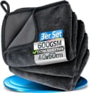 Loco Bird Trockentuch Microfaser Grau 600GSM 3-tlg. Bild 2