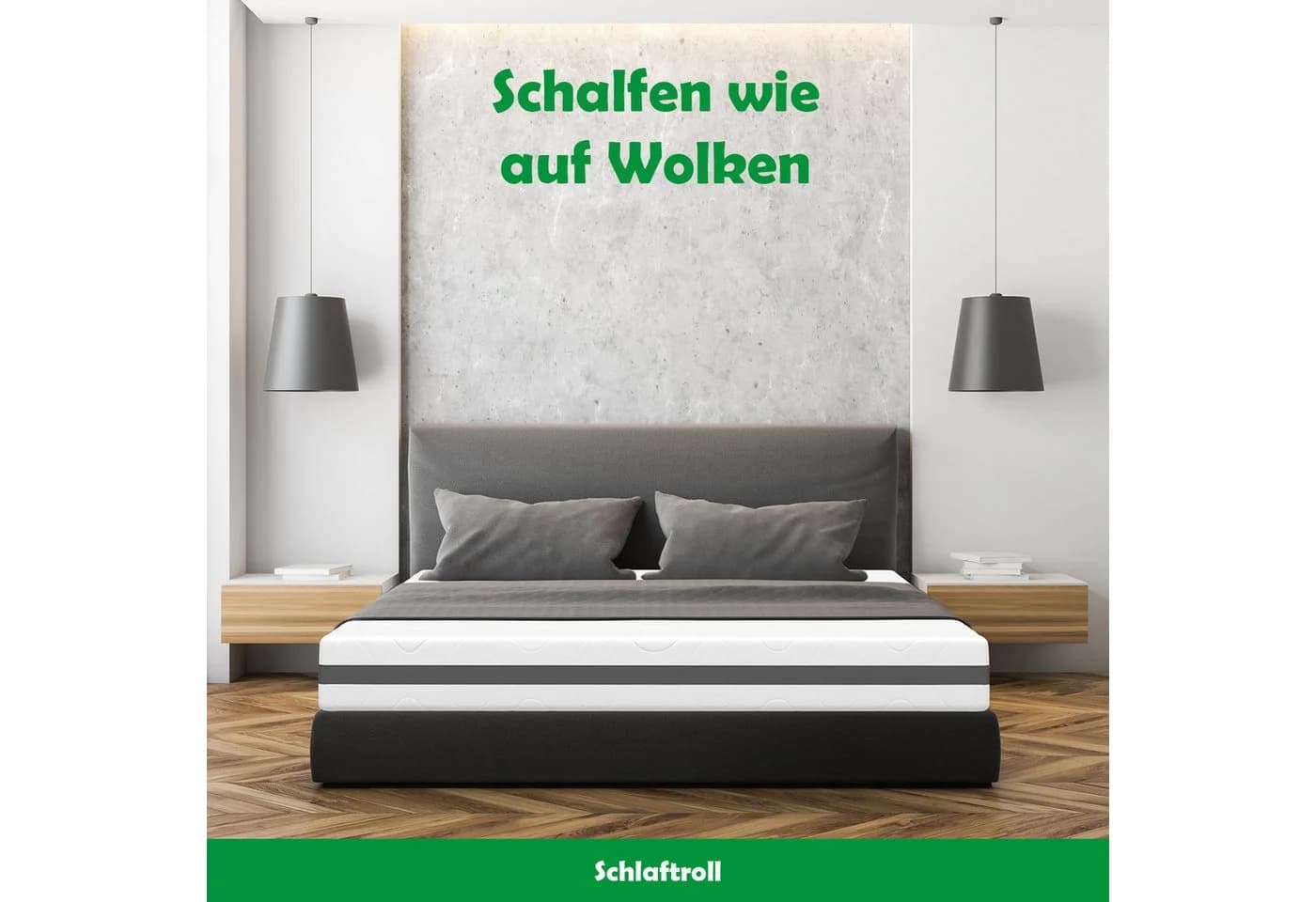 Schlaftroll Federkernmatratze 7 Zonen H2 H3 Wendbar