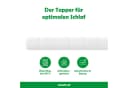 Schlaftroll Kaltschaumtopper Ergonomische Matratzenauflage Bild 3